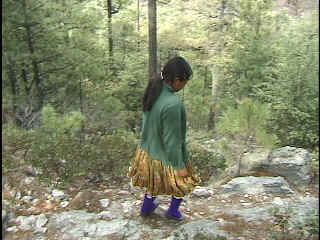 Melina on the trail